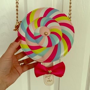 Betsey Johnson crossbody lollipop bag
